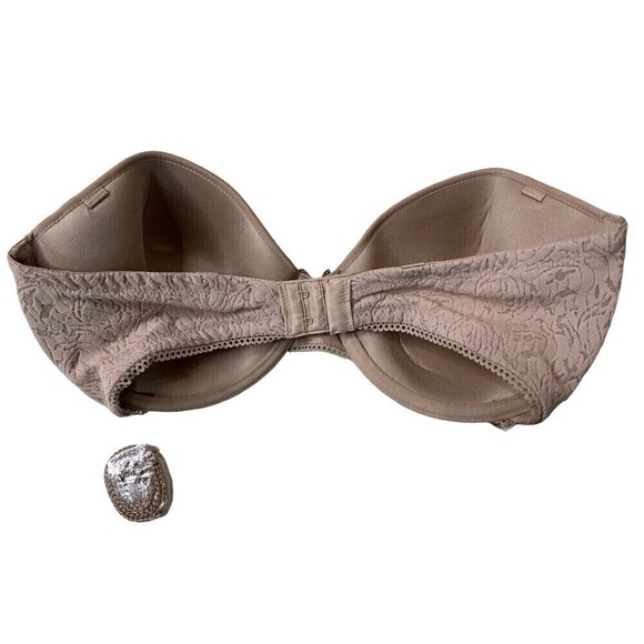 New with Tags B.tempt'd Convertible Underwire Push Up Bra Beige 34DD - Picture 4 of 7